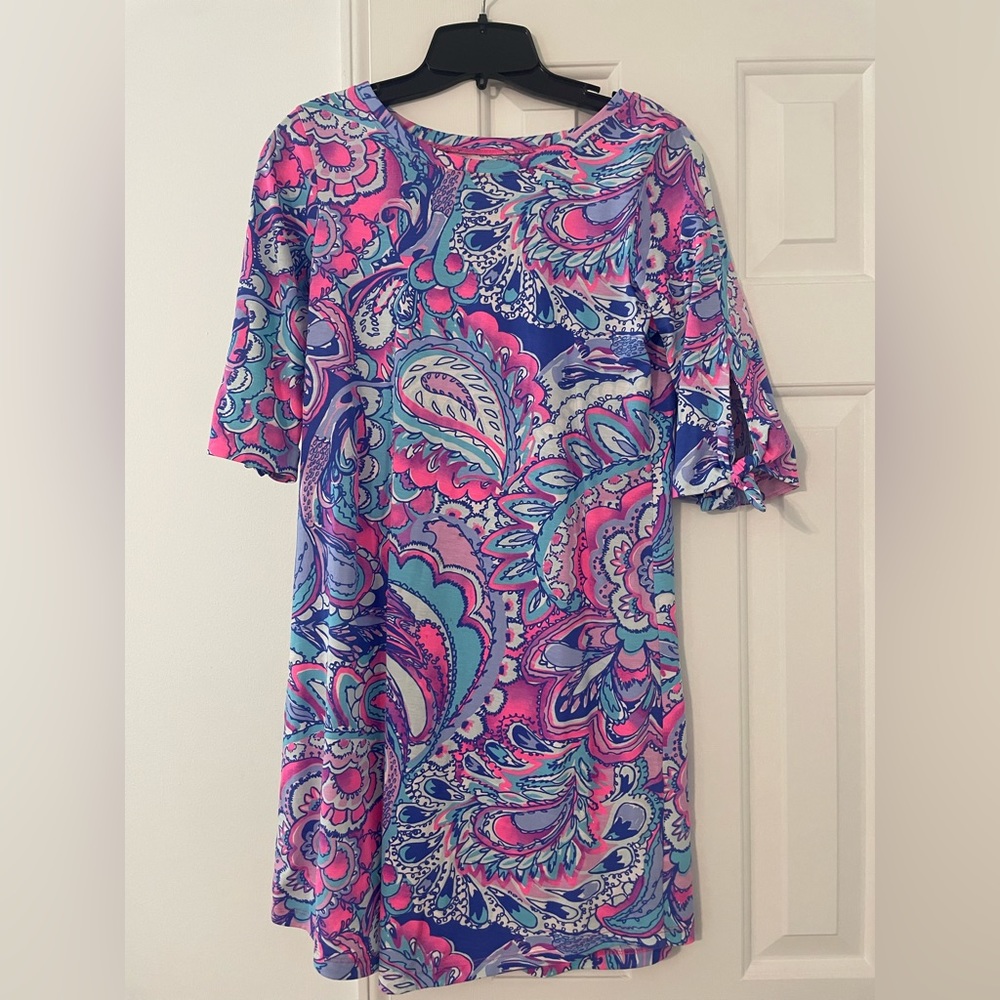 Lilly Pulitzer Preston tie sleeve dress XS